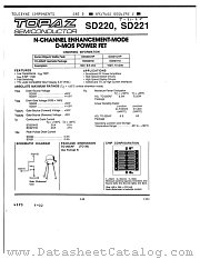 SD220CHP datasheet pdf Topaz Semiconductor