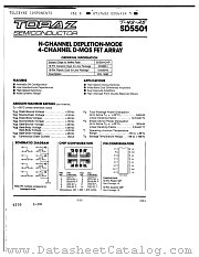 SD5501J datasheet pdf Topaz Semiconductor