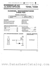 TZ402BD datasheet pdf Topaz Semiconductor