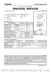 800FXD28 datasheet pdf TOSHIBA