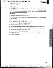 T6668 datasheet pdf TOSHIBA