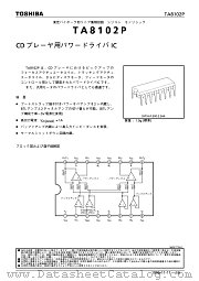 TA8102P datasheet pdf TOSHIBA