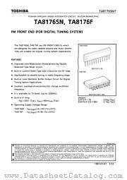 TA8176SF datasheet pdf TOSHIBA