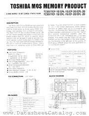 TC5517CFL-20 datasheet pdf TOSHIBA