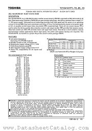 TC554161FTL-70 datasheet pdf TOSHIBA