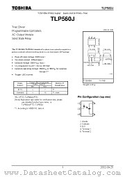 TLP560J(IFT7) datasheet pdf TOSHIBA