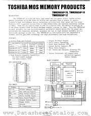 TMM2063AP-70 datasheet pdf TOSHIBA