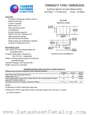 1SMB3EZ110 datasheet pdf TRANSYS Electronics Limited