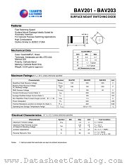 BAV203 datasheet pdf TRANSYS Electronics Limited