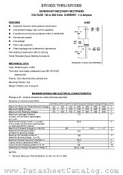 ER103S datasheet pdf TRANSYS Electronics Limited