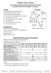 ER804D datasheet pdf TRANSYS Electronics Limited