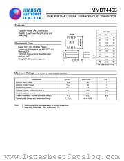 MMDT4403 datasheet pdf TRANSYS Electronics Limited