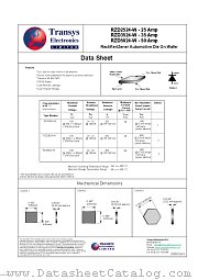 RZD2524-W datasheet pdf TRANSYS Electronics Limited