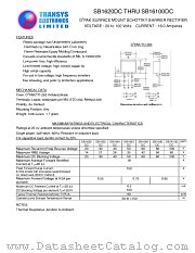 SB1680DC datasheet pdf TRANSYS Electronics Limited