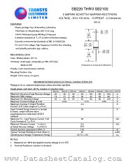 SB2100 datasheet pdf TRANSYS Electronics Limited