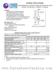 UF201G datasheet pdf TRANSYS Electronics Limited