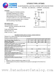 UF300G datasheet pdf TRANSYS Electronics Limited
