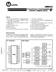 UM6551A datasheet pdf United Microelectronics