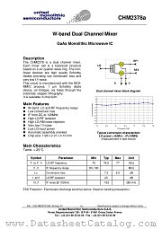 CHM2378A-99F_00 datasheet pdf United Monolithic Semiconductors