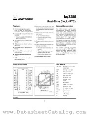 BQ3285Q datasheet pdf Unitrode