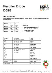D320_16 datasheet pdf USHA India LTD