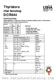 DCR444_04 datasheet pdf USHA India LTD