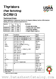 DCR913_18 datasheet pdf USHA India LTD