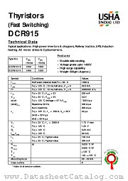 DCR915_14 datasheet pdf USHA India LTD