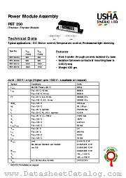 PBT250_12 datasheet pdf USHA India LTD