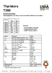 T280_14 datasheet pdf USHA India LTD