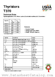 T370_22 datasheet pdf USHA India LTD
