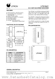 UT6164CLC-10 datasheet pdf UTRON Technology