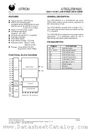 UT62L25616BS-70LLI datasheet pdf UTRON Technology