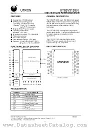 UT62V5128LS-100LLI datasheet pdf UTRON Technology