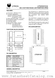 UT62W1024SC-70LL datasheet pdf UTRON Technology