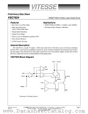 VSC7924KF datasheet pdf Vitesse Semiconductor Corporation