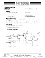 VSC7926KF datasheet pdf Vitesse Semiconductor Corporation