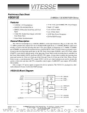 VSC8132QR datasheet pdf Vitesse Semiconductor Corporation