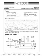 VSC8166 datasheet pdf Vitesse Semiconductor Corporation