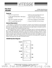VSC830QZ datasheet pdf Vitesse Semiconductor Corporation