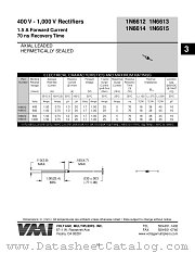 1N6612 datasheet pdf Voltage Multipliers