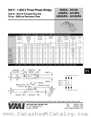 3402UFA datasheet pdf Voltage Multipliers