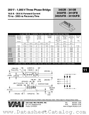 3406B datasheet pdf Voltage Multipliers