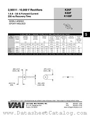 K100F datasheet pdf Voltage Multipliers
