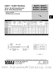 M160FF5 datasheet pdf Voltage Multipliers