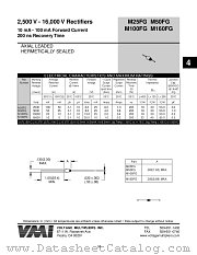 M100FG datasheet pdf Voltage Multipliers