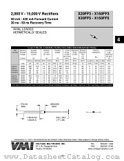 X100FF5 datasheet pdf Voltage Multipliers