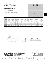 Z150FG datasheet pdf Voltage Multipliers