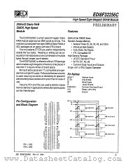 EDI8F32256C datasheet pdf White Electronic Designs