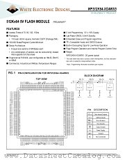 WF512K64-150G4WM5 datasheet pdf White Electronic Designs